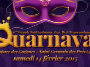 Quarnaval, 6ème Grande Nuit Lesbienne, Gay, Bi et Trans costumée !