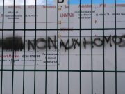 Tag homophobe sur le local de Quazar