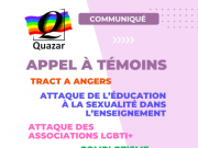 Tract sur Angers – Appel à témoins