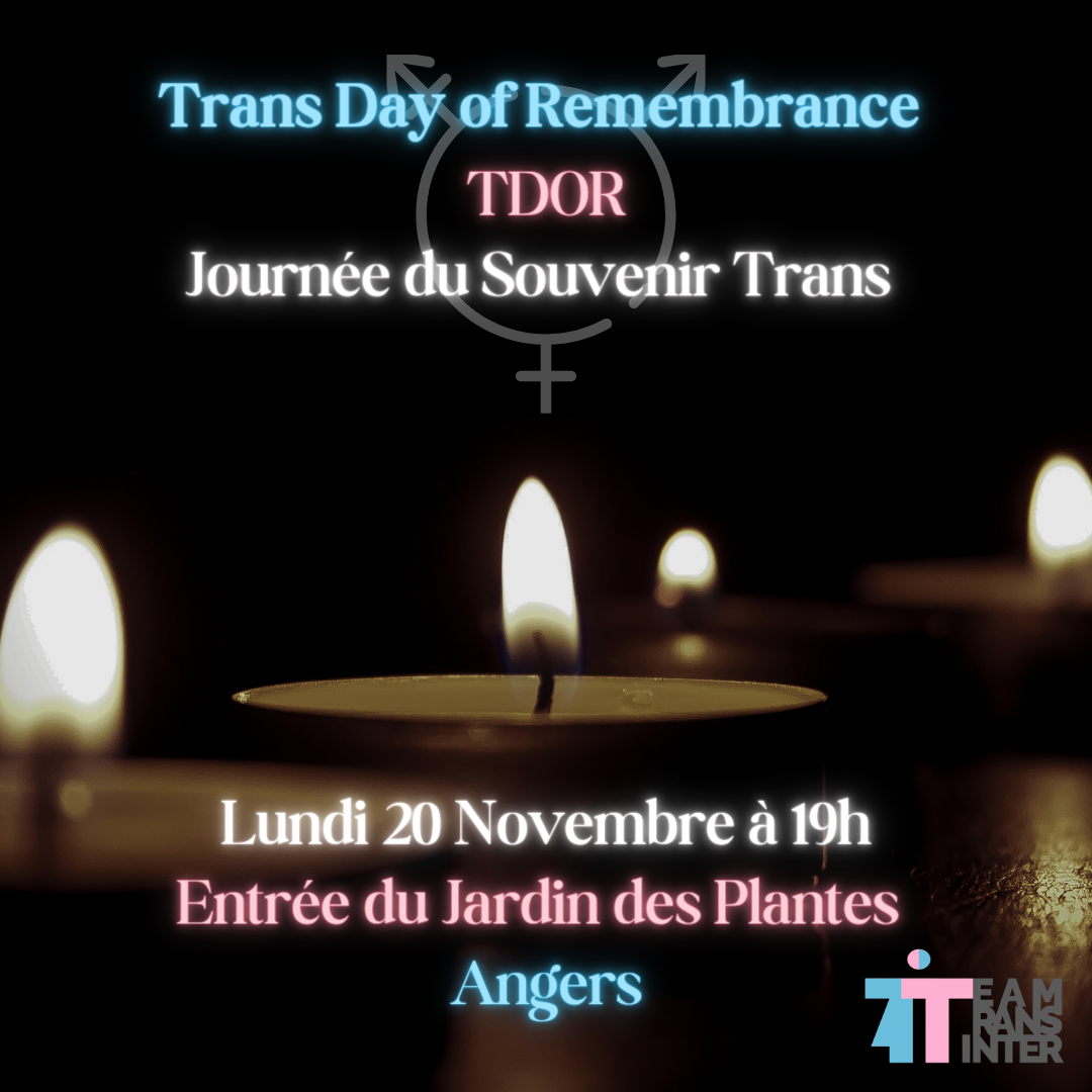 TDoR Angers, lundi 20 novembre 2023