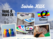 Soirée jeux · vendredi 8 mars