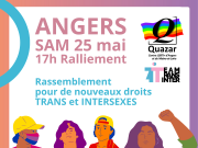 Riposte Trans Angers · rassemblement sam. 25 mai