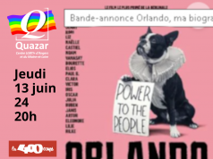 Jeudi 13 juin · Orlando, Ma biographie politique aux 400 Coups
