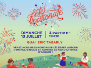 Pique-nique et feu d’artifice • dimanche 13 juillet