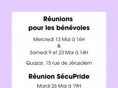 Pride 2026 : réunions bénévoles